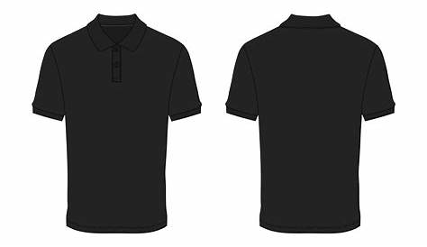 846+ Black T Shirt Template Front And Back Png Mockups Design