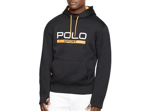 Lyst Polo Ralph Lauren Polo Sport Tech Fleece Hoodie in Black for Men