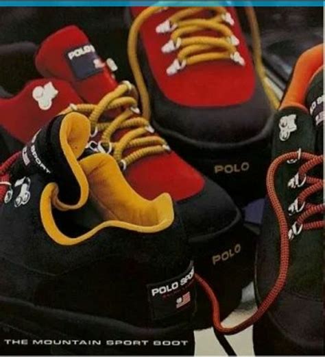 Vintage 90s Ralph Lauren polo sport mountain snow boots Mens fashion