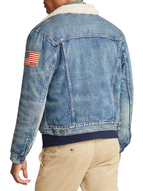 polo denim jacket men