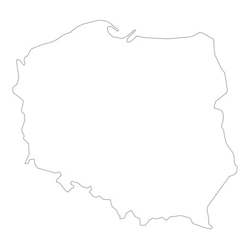 polska mapa do druku