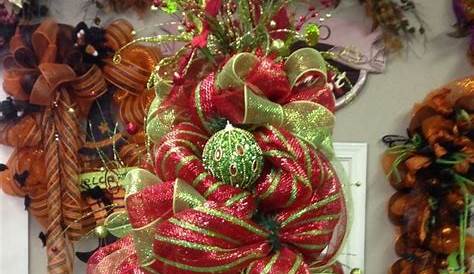 Poly Mesh Ribbon On Christmas Tree 10 Fabulous Decorating With Ideas 2023