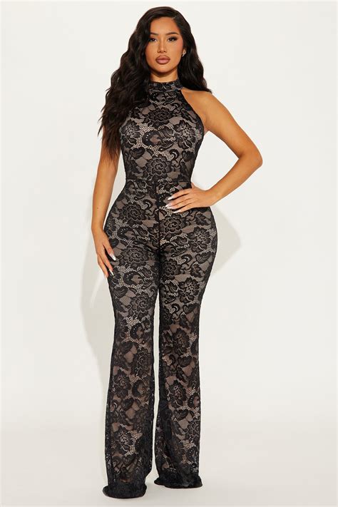 Polyester Lace Jumpsuit