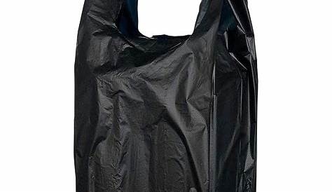 Polyethylene Bag Black Medium Plastic s PEL Waste Reduction Equipment