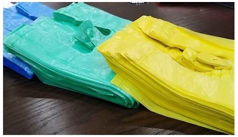 Polythene carrier bags, plastic carrier bags, printed or