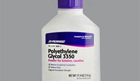 Polyethylene Glycol 3350 Nf 527 Grams (generic MIRALAX) 4.1oz (119gm