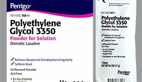 Polyethylene Glycol 3350 Powder Dosage GaviLax Laxative 30 Dose