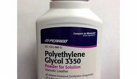 Perrigo Polyethylene Glycol 3350 Oral Solution Powder for