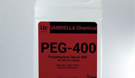 Polyethylene Glycol 400 PEG ( ) USP / FCC Cannary