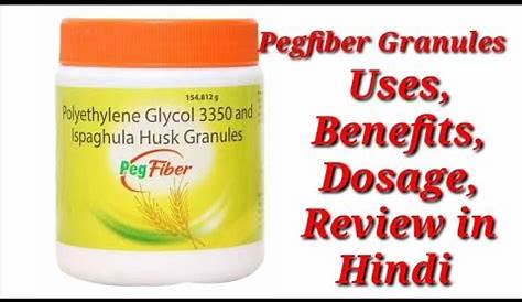Polyethylene Glycol 4000 And Ispaghula Husk Granules Intra Life