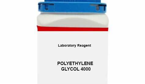 Polyethylene Glycol 4000 Uses Chemical Atom Scientific
