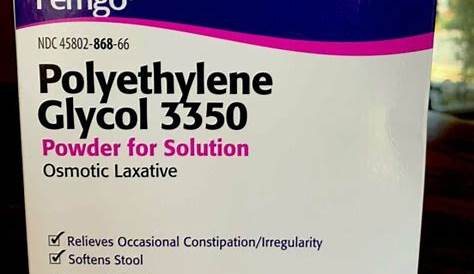 Polyethylene Glycol Powder Packet Basic Care ClearLax, 3350 For