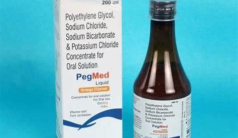 Polyethylene Glycol Syrup Brands Pharmaceutical 3350 Oral