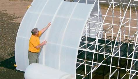 Polyethylene Plastic Sheeting Greenhouse White Cover Poly Film 4 Year 6 Mil 55 Shaded
