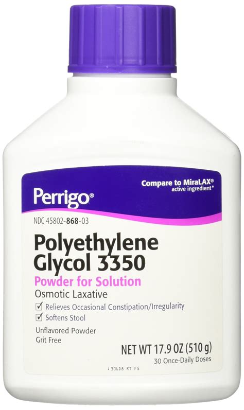 polyethylene glycol 17 gm