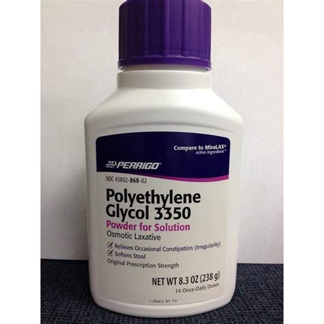 polyethylene glycol 240 g solution
