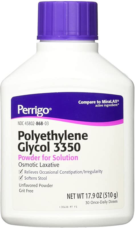 Unlocking the Benefits of Polyethylene Glycol 3350 for Health