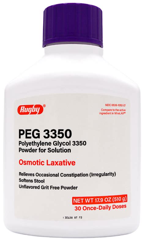 polyethylene glycol 3350 peg 3350