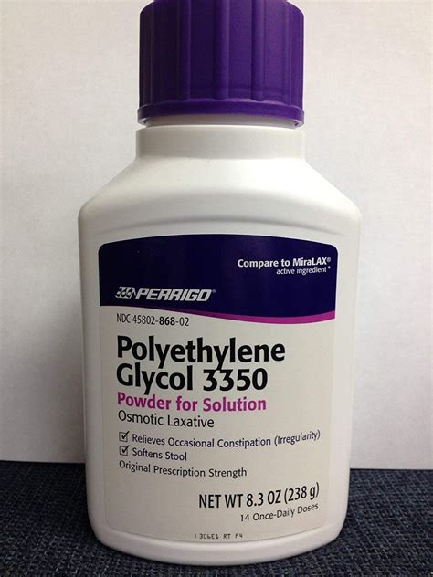 polyethylene glycol 3350 walmart