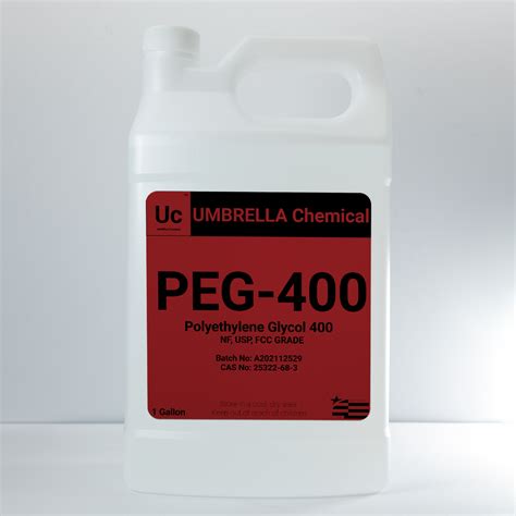 polyethylene glycol 400 uses