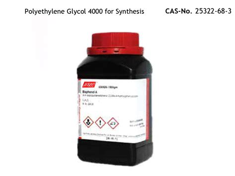 polyethylene glycol 4000 cas no