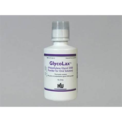 polyethylene glycol glycolax