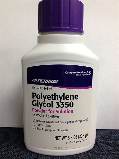 polyethylene glycol name brand