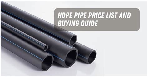 polyethylene pipe price list philippines