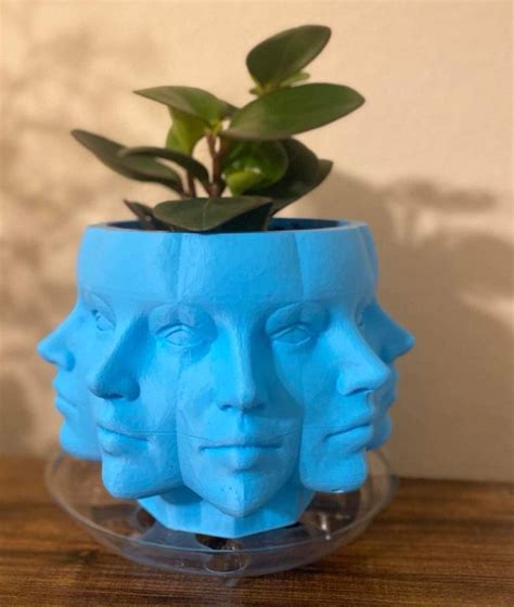 Polyface Planter STL File for 3d Printing Etsy UK