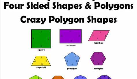 Four Sided Shapes & Polygons – Crazy Polygon Shapes