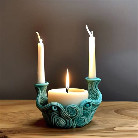Polymer Clay Candle Holders