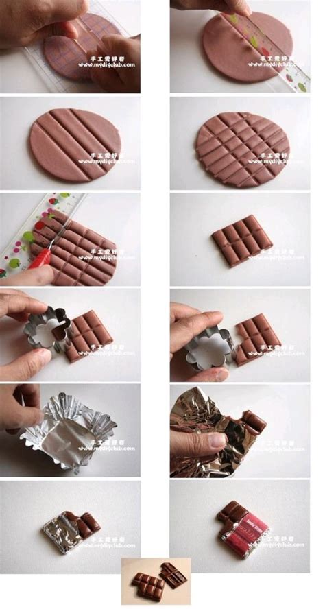 Polymer Clay Chocolate Making