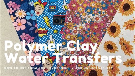 Image of polymer clay creations inspired by water