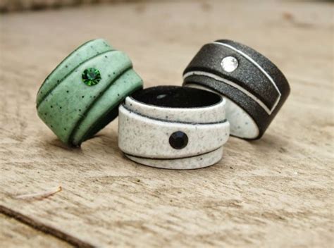 Polymer Clay Rings Tutorial
