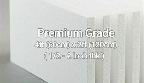 Polystyrene Foam Board Malaysia READY STOCK 1INCH 6INCH !!! (4' X 2') EXPANDED