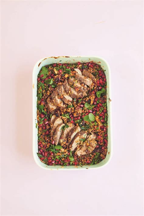 Pomegranate Duck With Walnuts And Rainbow Tabbouleh