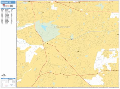 Pomona Ca Zip Code Map