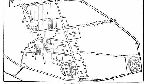 Plan of Pompeii ünlü mimari yapıların planları