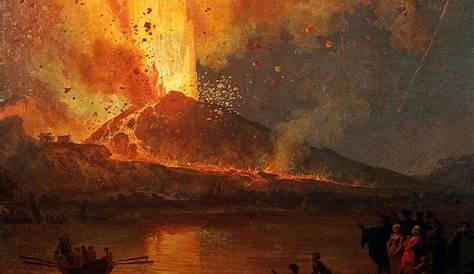 Pompeii Eruption Painting Mount Vesuvius In Jacob More