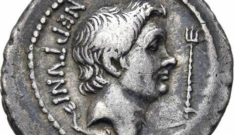 Cn. Pompeius Magnus.Silver denarius. Minted in Hispania in