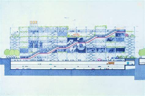 pompidou center architecture plan