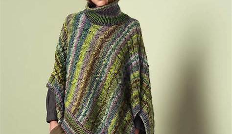 lot rugueux Innombrable poncho stricken rundstricknadel type rouleau