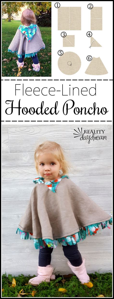 Poncho Sewing Pattern With Hood