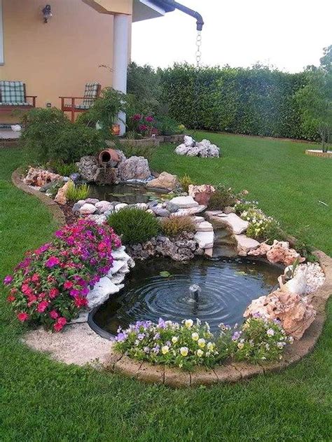 Pond Garden Front Yard