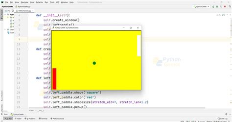 Pong Game Source Code Python
