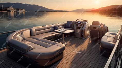 pontoon boat comfortable seating