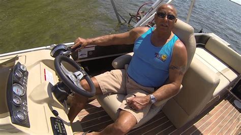 pontoon boat controls