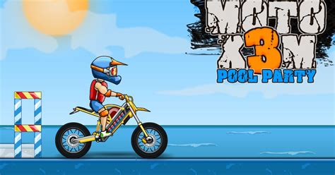Moto X3M Pool Party Online Ingyen Játék FunnyGames