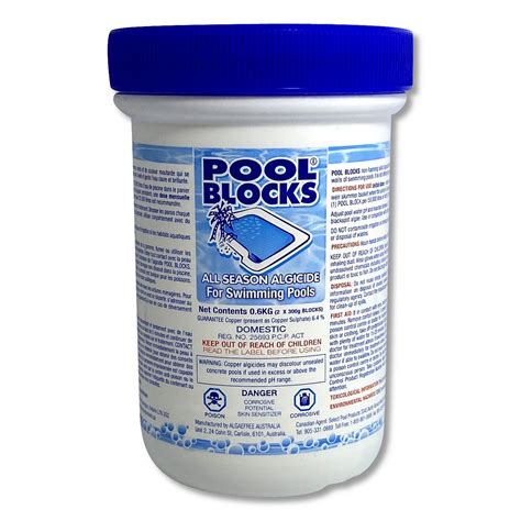 Pool Blocks Algaecide Canada