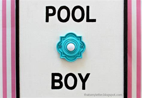 Pool Boy Sign